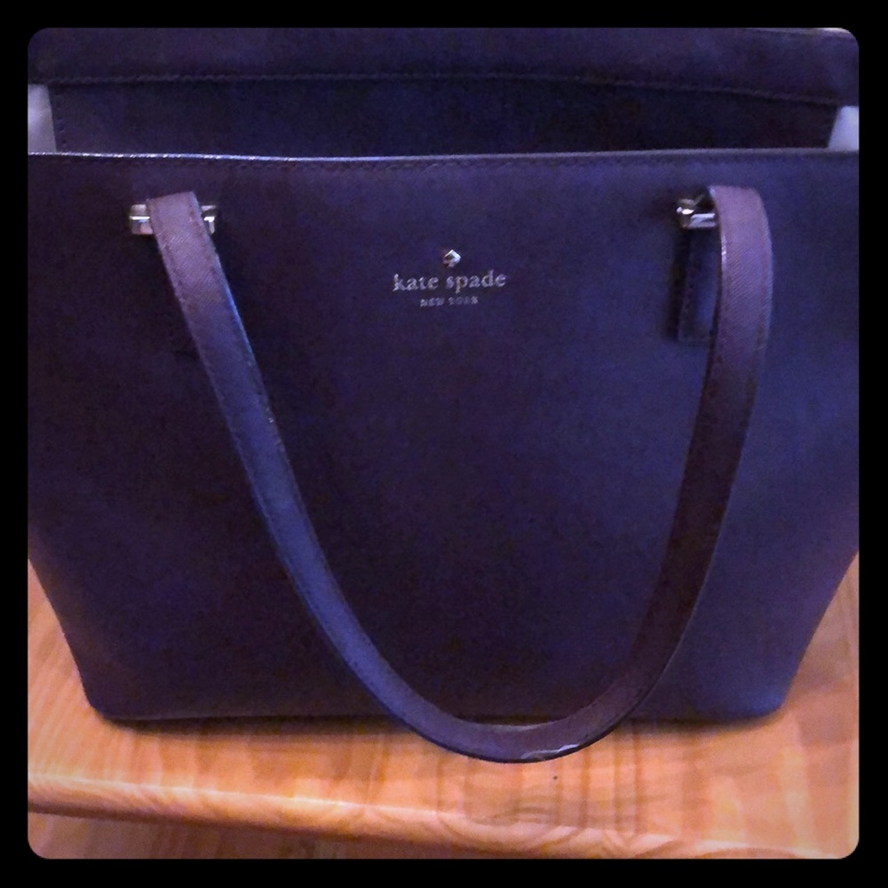 Kate Spade Womens deeps purple large tote